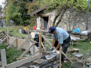 lavori all'Alpe Grosso        